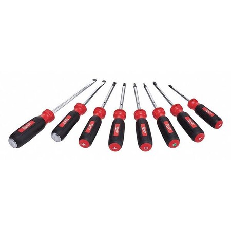Milwaukee Tool Demo Screwdriver Set w/ Square Drive, ECX, 8 pcs 48-22-2009