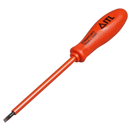 Itl Insulated Screwdriver 1/8 in Round 01870