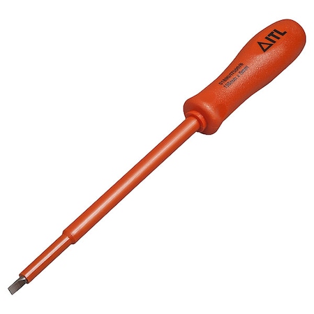Itl Insulated Screwdriver 3/16 in Round 01890