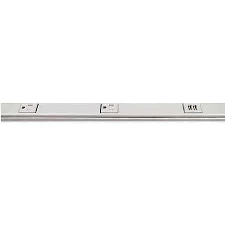 Legrand Prewired Raceway, Plugmold(R) Series, 6 ft L, Ivory V20GB606TRUSB