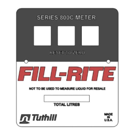 Fill-Rite Faceplate Kit KIT800LFPP