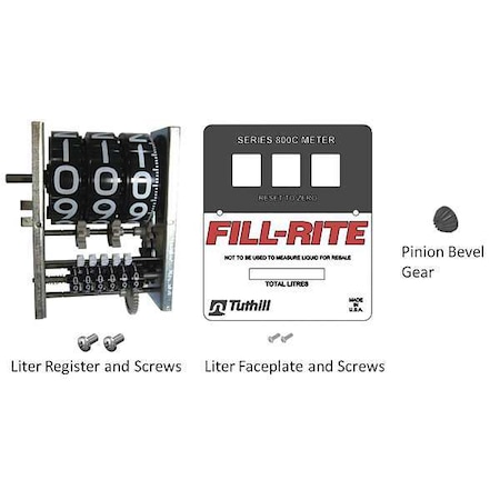 Fill-Rite Register and Faceplate Kit KIT800LR