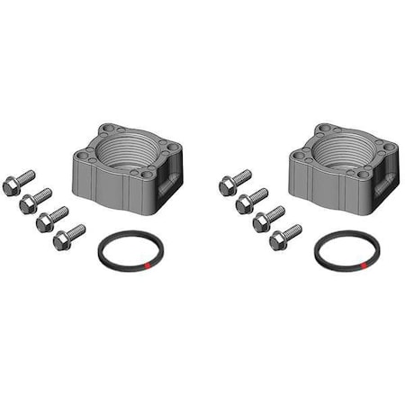 Fill-Rite Meter/Flange Kit 1/2 In NPT Nickel KIT900PF1.5N