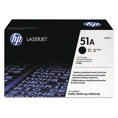 Hp Toner Cartridge, Black Q7551A