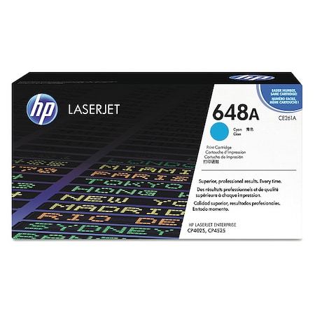 Hp Toner Cartridge, Cyan CE261A