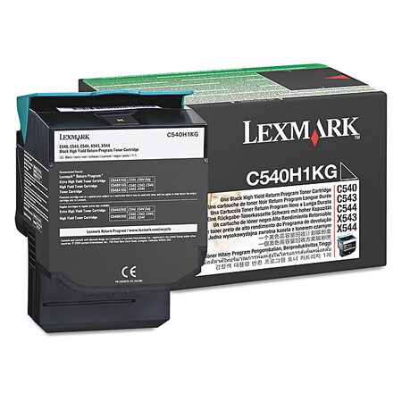 Lexmark Toner Cartridge, Black C540H1KG