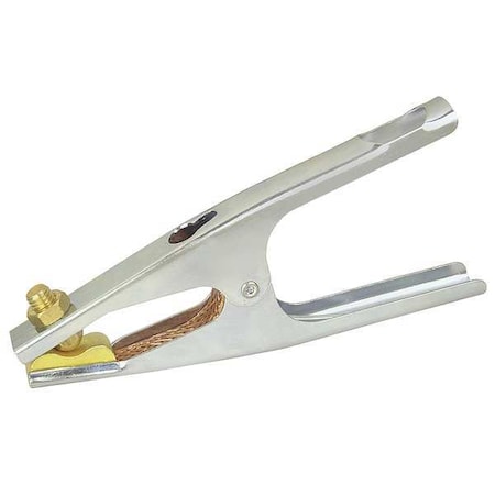 Zoro Select Steel Ground Clamp 500A, Jaw Open 2ln 19N766