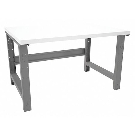 Tennsco Workbench, Laminate, 48 in W, 33 1/2 in Height, 2,400 lb, Flared WB-1-3648P