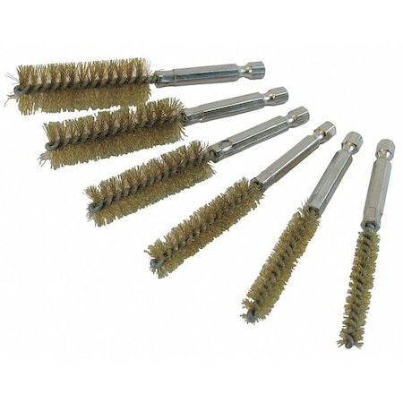 Innovative Products Of America Twisted Wire Brass Bore Brush Set 8081