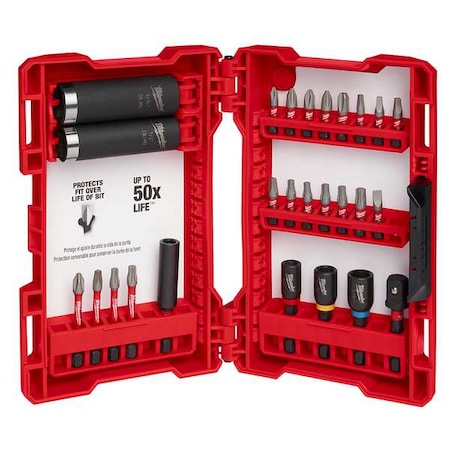 MILWAUKEE TOOL 1/4 in Screwdriver Bit Set, 26-Piece 48-32-4408