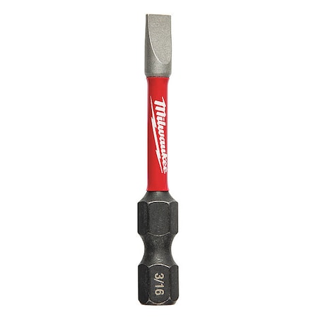 Milwaukee Tool Shockwave 2" Impact Slotted 3/16" Power Bit 48-32-4919