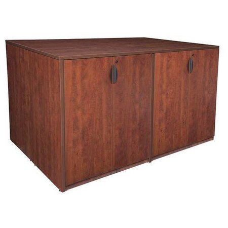 Regency Storage Cabinet, 42"H x 72"W x 46"D, Laminate Board Cherry LSCQUAD7246CH