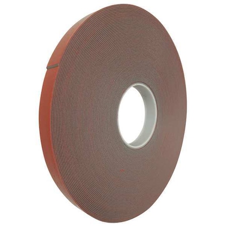 Klasse Double-Sided Foam Tape, 1/2 in W, 36 yd L, 1/16 in, Acrylic Foam, Double-Sided 1011G