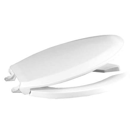 Centoco Toilet Seat With Cover, Toilet Seat, Elongated, White 820TM-001