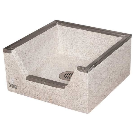 Acorn Controls Mop Sink 20 in x 20 in, 1, Terrazzo TDF-24-SSC