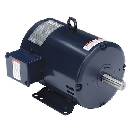 Marathon 3-Phase Belt Drive Motor, 5, 1/4 HP, 184T Frame, 200-230V AC Voltage, 1,755/875 Nameplate RPM 184TTDW7287