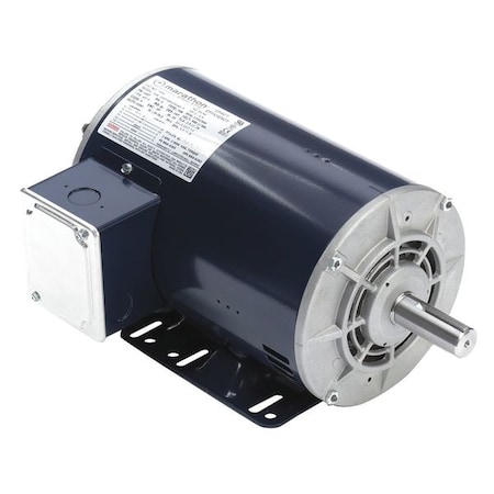 Leeson 3-Phase Belt Drive Motor, 1, 1/4 HP, 145T Frame, 460V AC Voltage, 1,725/860 Nameplate RPM 145TTDR5701