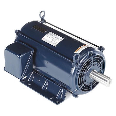 Marathon 3-Phase Belt Drive Motor, 3 1/3, 7 1/2 HP, 254T Frame, 200-230V AC Voltage, No. of Speeds: 2 254TTDX7278