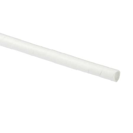 D-Line Spiral Wrap, 3/8 in Inside Dia., 1-1/2 in Max Bundle Dia., 8 ft, LDPE, White US/CTW2.5W