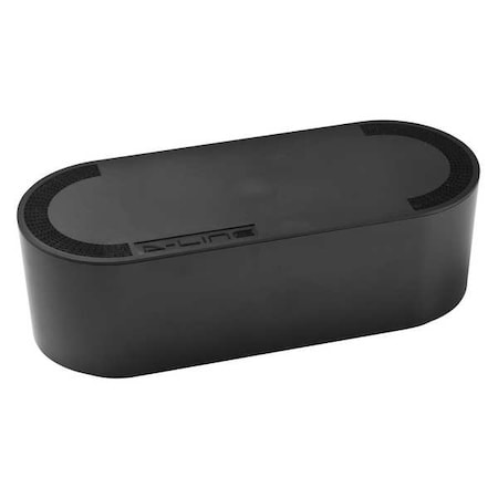 D-Line Cable Protector, 5-1/4 in H, 16-1/4 in L, 6-1/2 in W, 1 Channel, ABS, Black US/CTULGEB/SW
