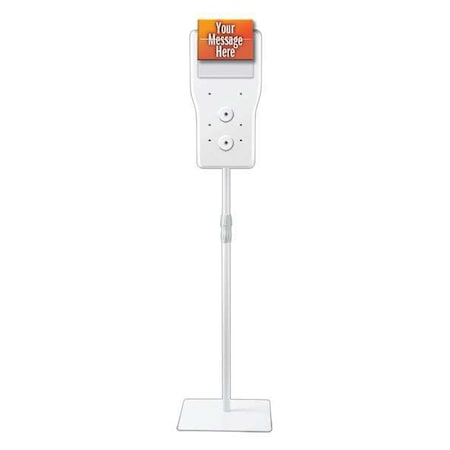 Best Sanitizers Hand Sanitizer Floor Stand, 1250mL, White KTS1011