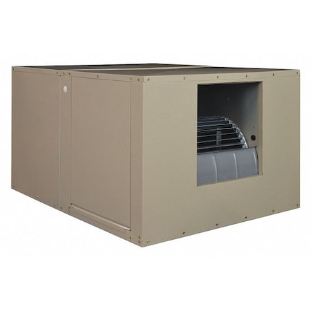 Mastercool Ducted Evaporative Cooler 5,000 cfm, 1800 sq. ft., 5 gal, 3/4 HP, Belt Drive, 16" Blade Dia. AS1C51