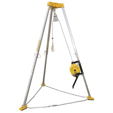 Gemtor Retrieval System, 100 ft., 310 lb., Yellow CSRS3-100