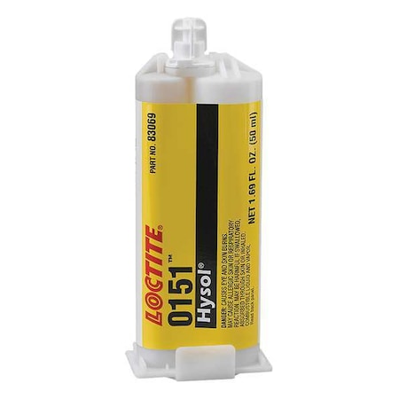 Loctite Adhesive Dots, 151 Series, Clear, 1/2 in (Round), Dot, 2.7:1 Mix Ratio, 3 hr Functional Cure 398454