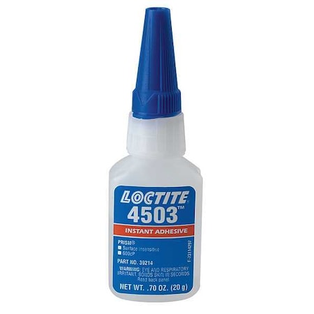 Loctite Epoxy Adhesive, 4503 Series, Tan, 0.7 oz, Dual-Cartridge 650493