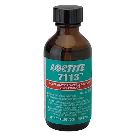 Loctite Spray Adhesive, SF 7113 Series, Translucent White, 8 oz, Bottle 135294