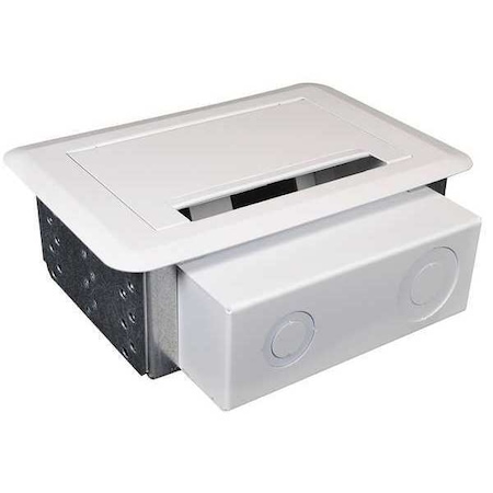 Legrand Wiremold Evolution Series 2-Gang Wall Box - 2-gang - White - Steel EFSB2