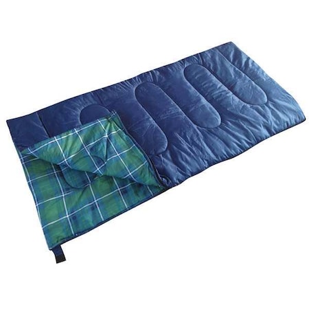 Kamp-Rite Tent Cot Sleeping Bag, Blue, Polyester, 5 lb., 25F SB271
