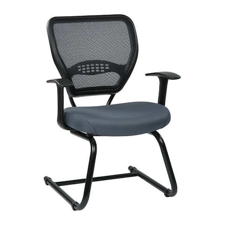 Office Star Desk Chair Desk Chair, Adjustable Arms, 19" Height, Fabric 55-7V30-226