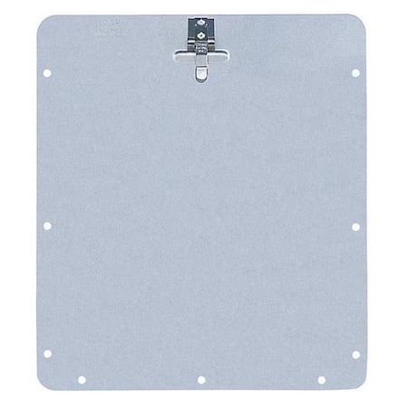 Labelmaster Vehicle Placard Holder, Aluminum, 14 1/8 in W x 12 1/2 in H 80SM-02