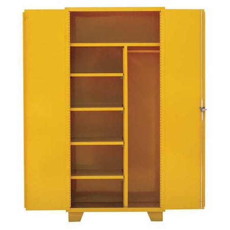 Jamco Storage Cabinet, 35 9/10 gal Capacity, Floor Cabinet, Yellow ML236YP