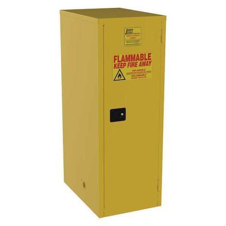 JAMCO Flammable Safety Cabinet, 60 gal., Yellow BA60YP