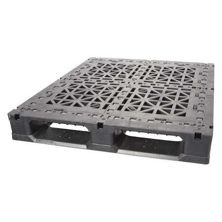 Zoro Select Polyethylene Pallet, 48 in L, 40 in W, 5 7/8 in H, 5,000 lb Dynamic GS4840 - 5 ROD