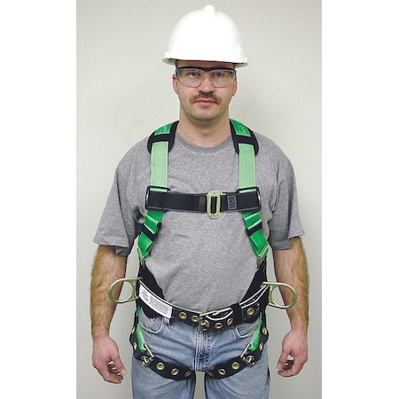 Miller Full Body Harness, S/M, Polyester 650T-61/S/MGK