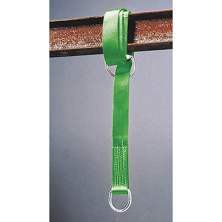 Honeywell Miller 2-Ft. Length, 1 2-In. D-Ring And 1 3-In. D-Ring, Green 8183/2Ftgn 8183/2FTGN