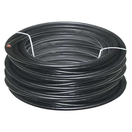 WESTWARD Welding Cable, 6 AWG, 100 ft., Black, Rubber 19YD95