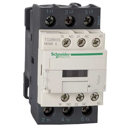 Schneider Electric 120VAC Non-Reversing Magnetic Contactor 3P 18A NEMA 0 T02BN13G7