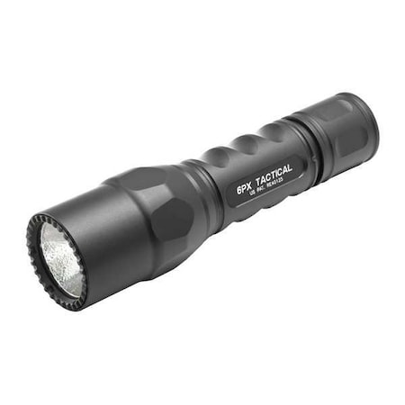 Surefire Black LED Handheld Flashlight, Lithium-Ion 123A, 600lm 6PX-C-BK
