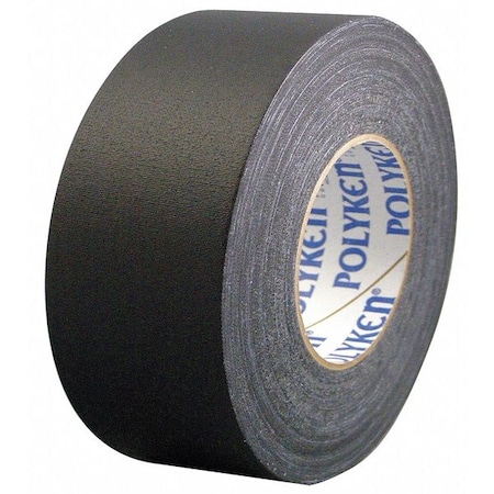 Polyken Gaffer's Tape, Black, 55 yd L, 4 in W 510