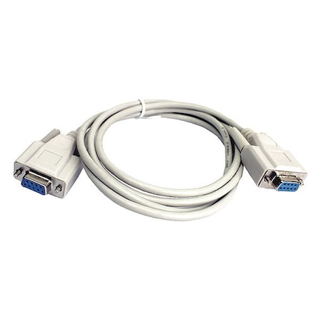 Adam Equipment RS232 Cable, Gray, Vinyl, 5 ft. 3074010266