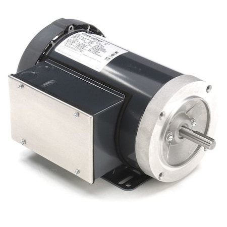 Leeson Capacitor-Start/Run General Purpose Motor, 1 1/2 hp HP, 115/208-230V AC Voltage, 56HC Frame 056B17F5305