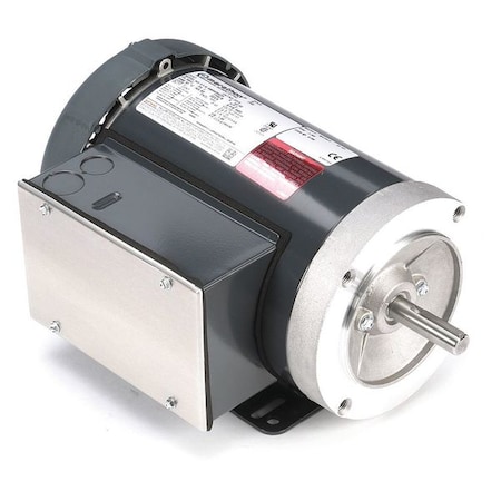 Leeson Capacitor-Start/Run General Purpose Motor, 2 hp HP, 115/208-230V AC Voltage, 56HC Frame 056B34F5327