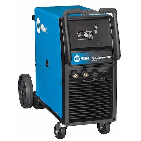Miller Electric TIG Welder, Syncrowave 210 Series, 120/240VAC, 210 Max. Output Amps, 125A @ 15V Rated Output 907596