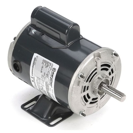 Leeson Capacitor-Start General Purpose Motor, 1/2 hp HP, 115/230V AC Voltage, 56 Frame 056C17D2098