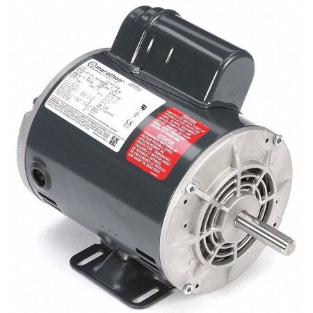 Marathon Capacitor-Start General Purpose Motor, 1 HP, 115/230 Voltage, 56 Frame, 1725 Nameplate RPM 056C17D5320
