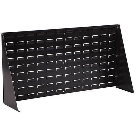 Lewisbins Steel Louvered Bench Rack, 36 in W x 7 1/4 in D x 18 in H, Black LPA1836-CON
